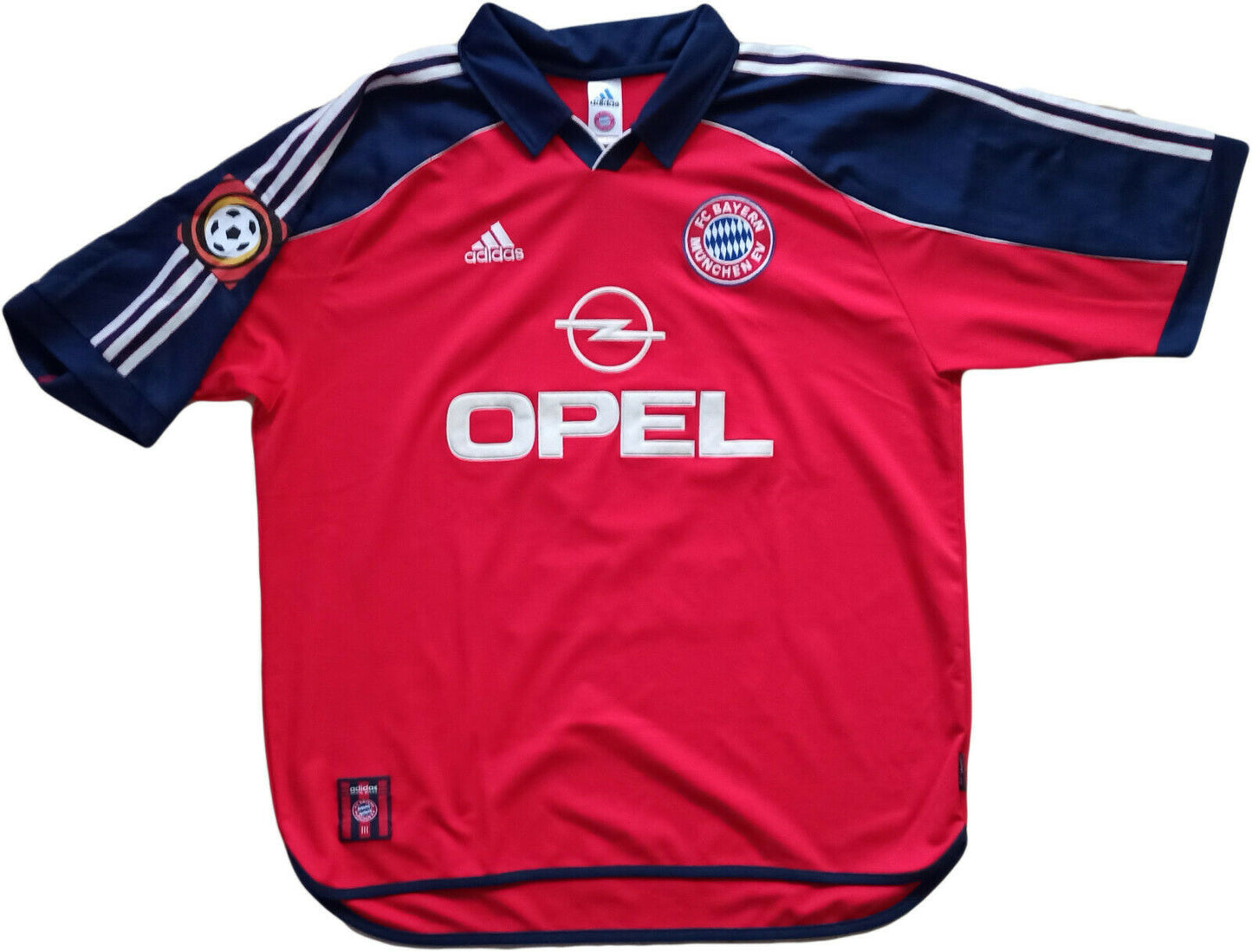 maglia Bayern Monaco Scholl Trikot Maillot Football Home Shirt 1999 2000 opel XL