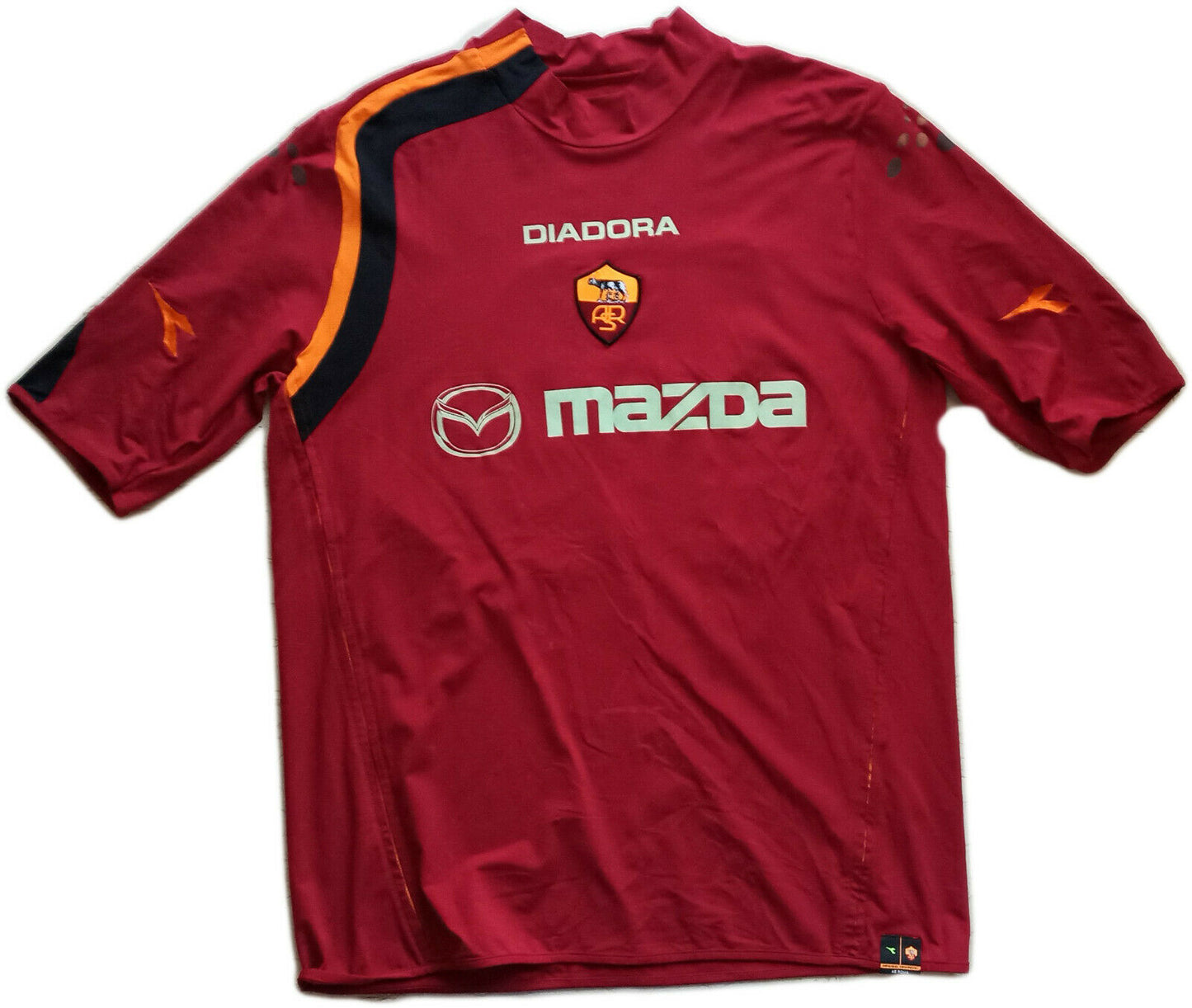 MAGLIA calcio ROMA Cassano JERSEY SHIRT issued 2004 2005 MAZDA KAPPA SIGNED