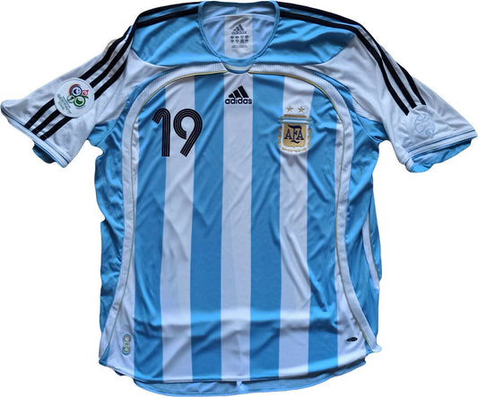 maglia Argentina Leo Messi 2006 World Cup Adidas Teamgeist vintage jersey shirt