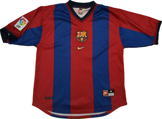 camiseta Barcelona Rivaldo #11 Dri-fit barca jersey NIKE 1999-00 LFP