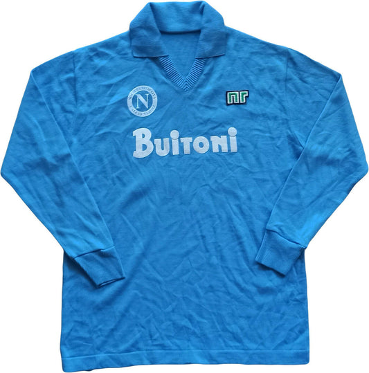 maglia maradona napoli Ennerre Buitoni vintage Remake 1985 1986 XL jersey