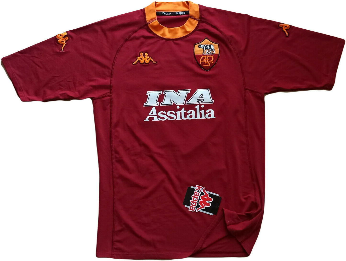 maglia roma Totti calcio scudetto 2000 2001 Kappa Ina Assitalia XXL NEW ORIGINAL