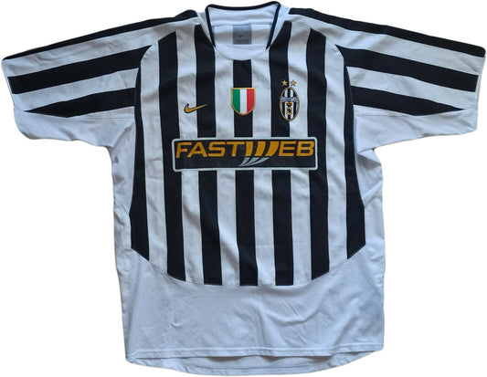 maglia Trezeguet Juventus no Match Worn player Issue Nike Shirt Jersey 2003 2004