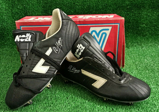scarpe calcio vintage RAYMOND KOPA Real Madrid X90 France NOEL SIGNED boots