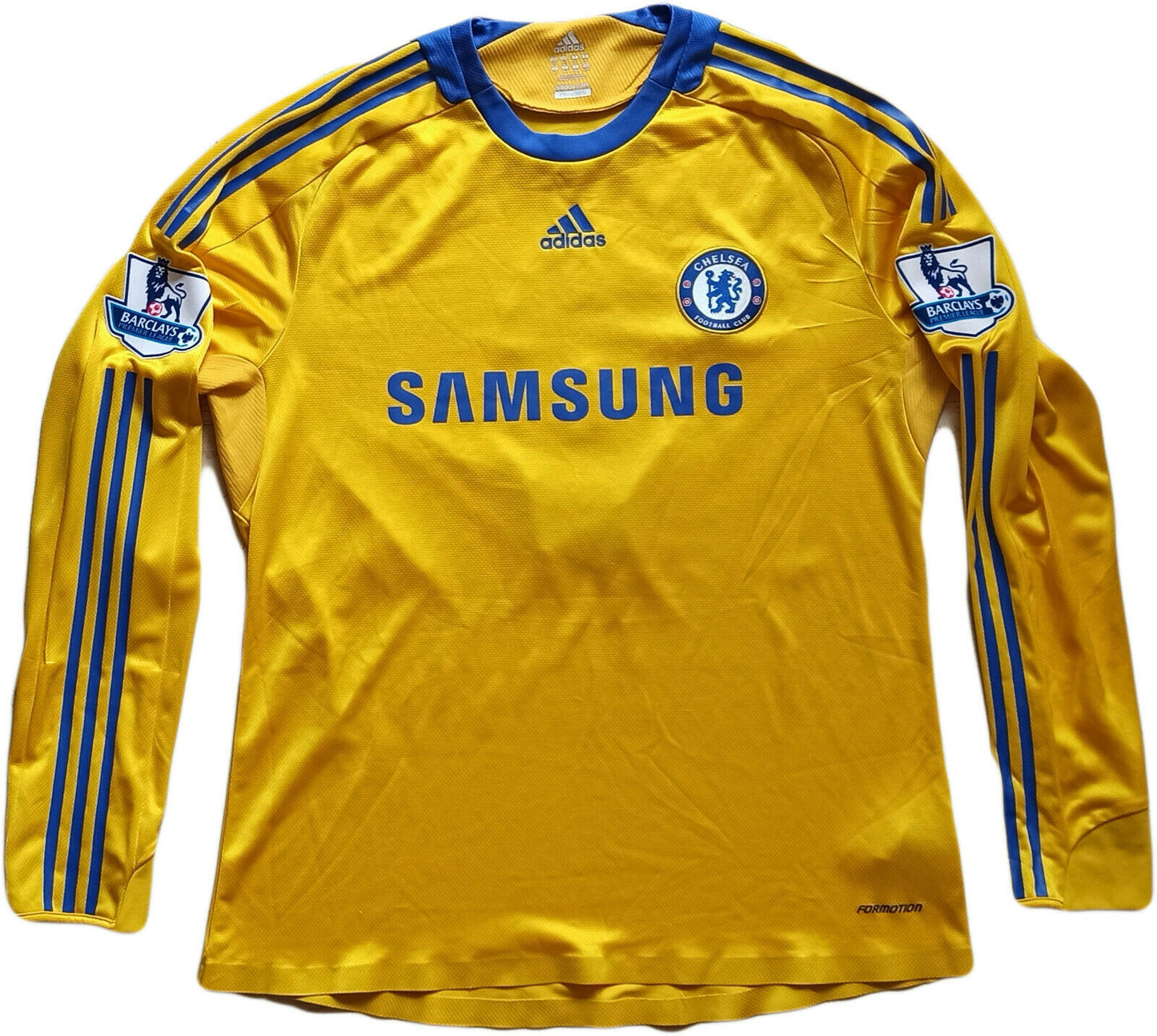 match worn Chelsea Lampard FORMOTION adidas vintage Samsung 2008 2009