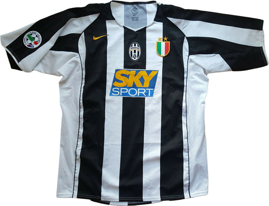 maglia Del Piero Juventus maglia NIKE shirt 2004 2005 home jersey Sky sport L