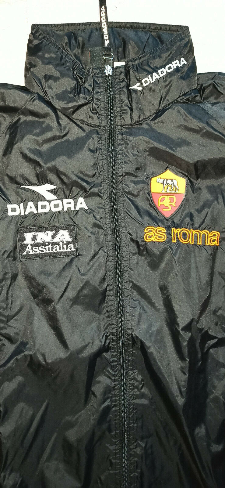 Maglia As roma shirt Jersey training Diadora Ina Assitalia 1998 1999 kway *NEW*