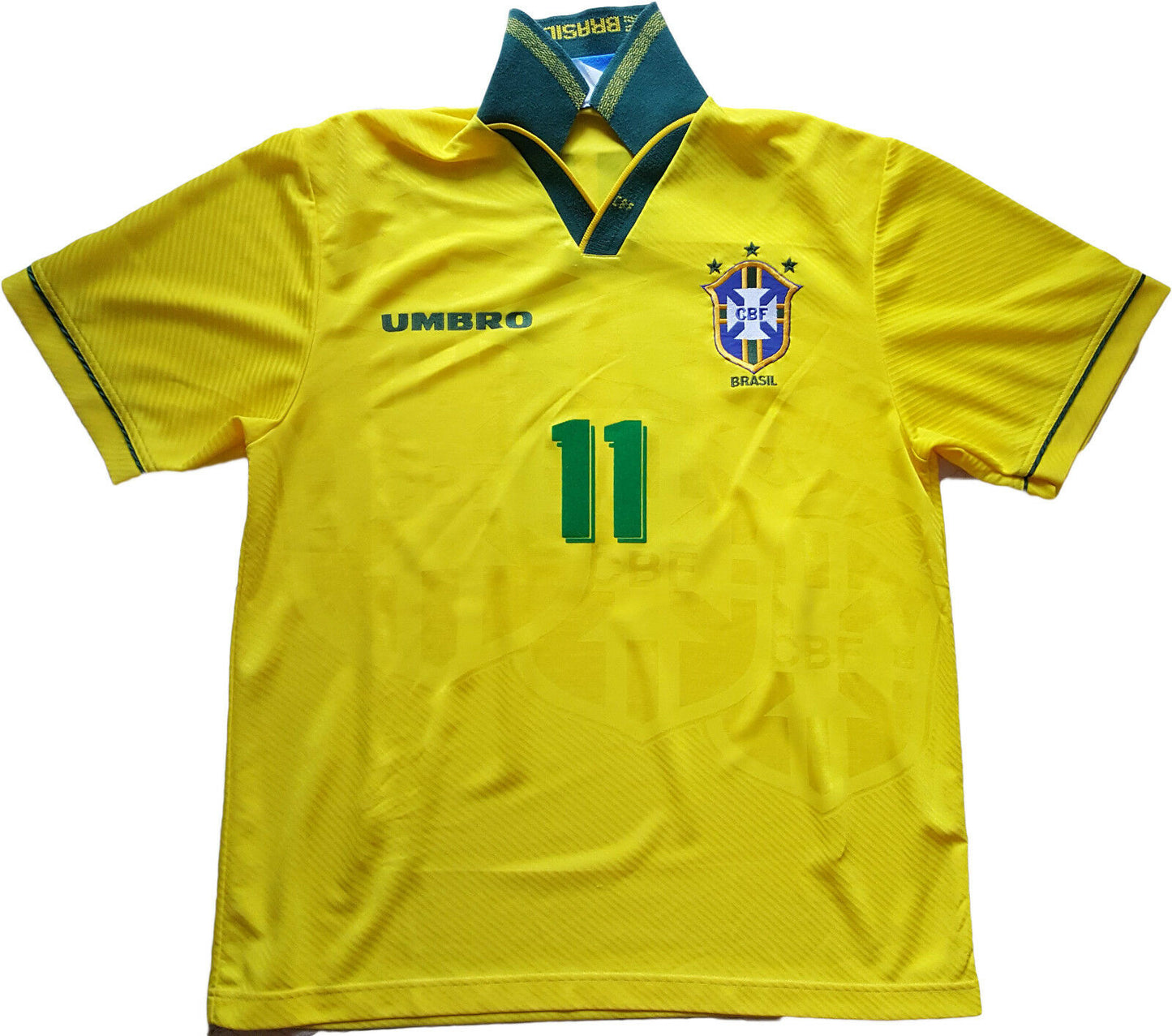 vintage brasil ROMARIO issued brazil USA 94 mondiali 1994 jersey shirt barca cbf