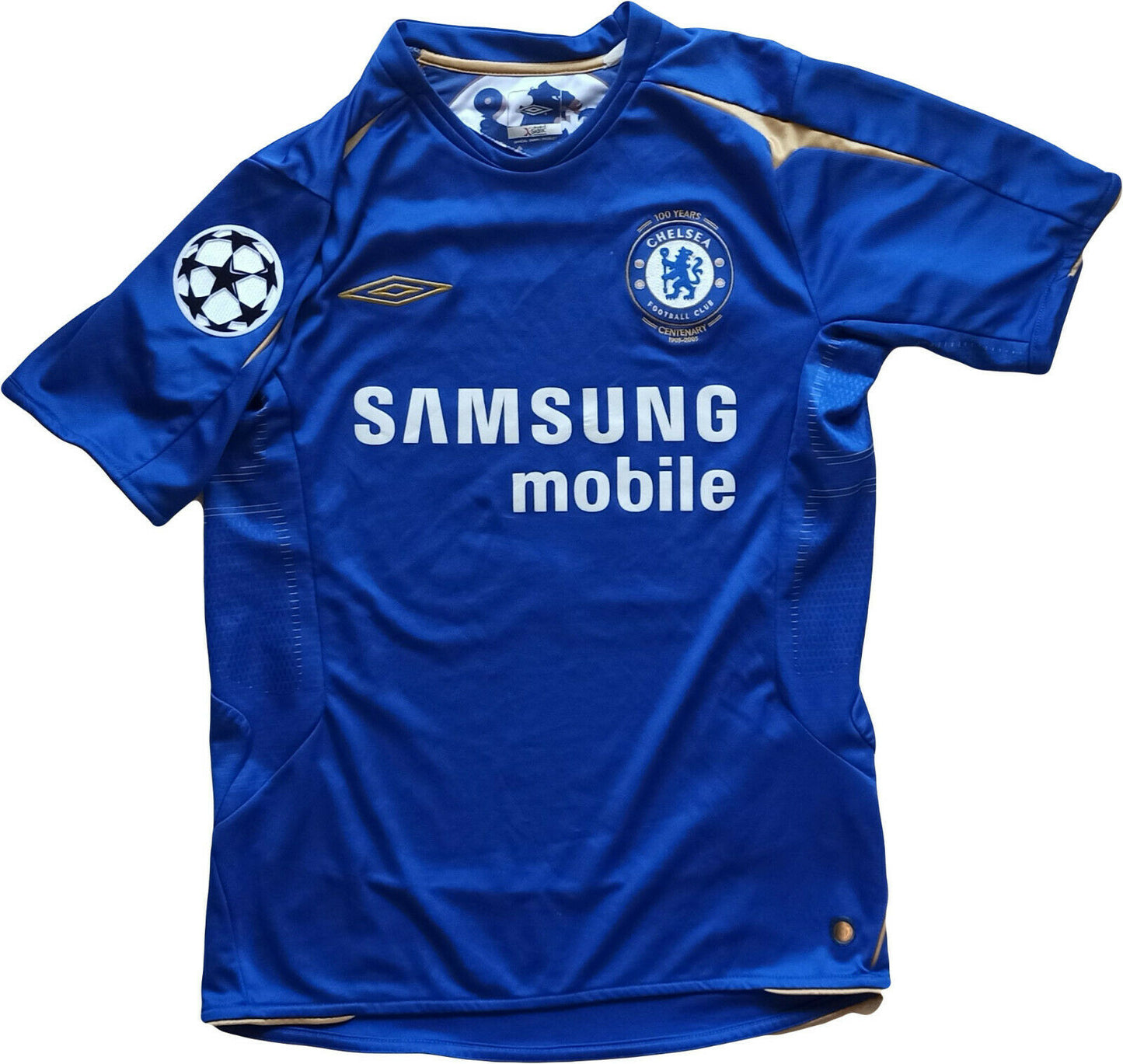 vintage shirt Chelsea Umbro Lampard 100y Home Jersey centenary samsung premier S