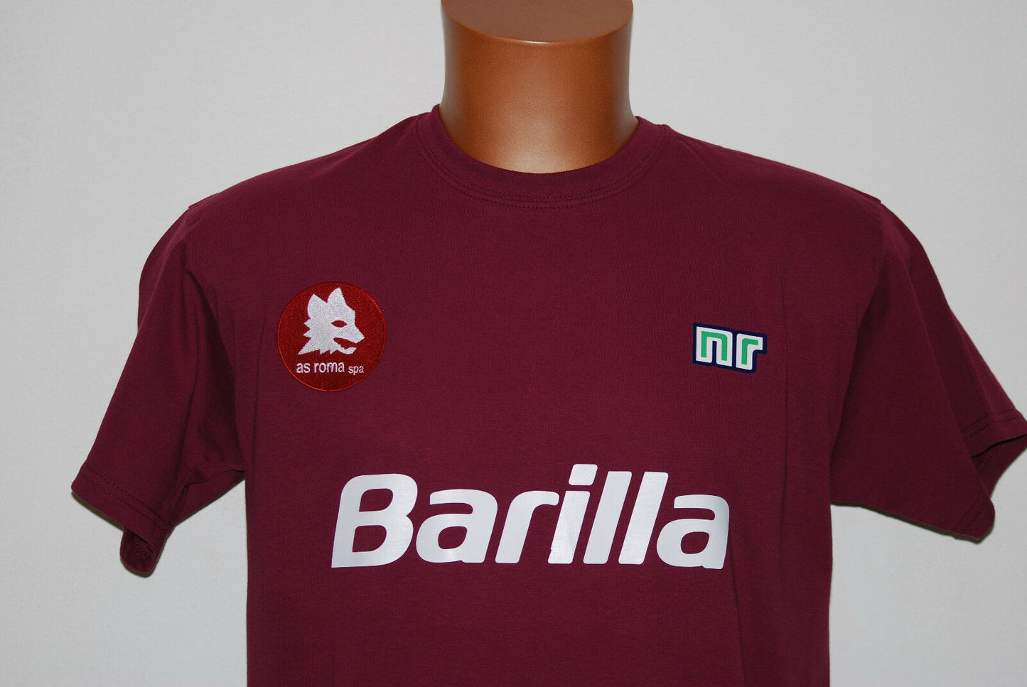 maglia roma vintage barilla anni 80 cotone ultras stadio 80s NOS 1988 1989