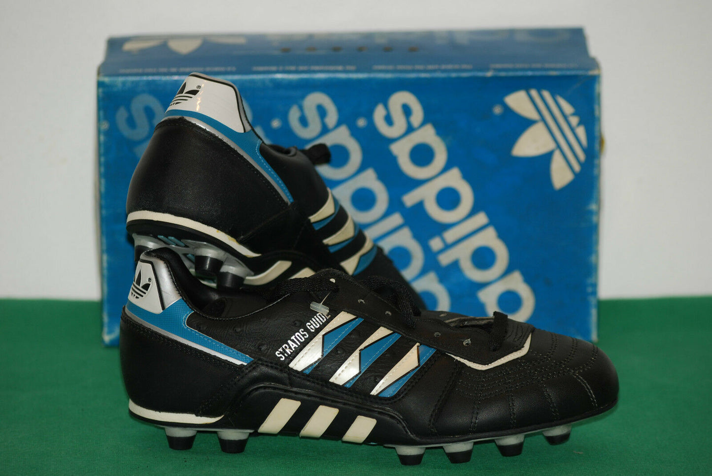 vintage adidas boots stratos drive guid soccer botas 80 90 NOS rare italia 90