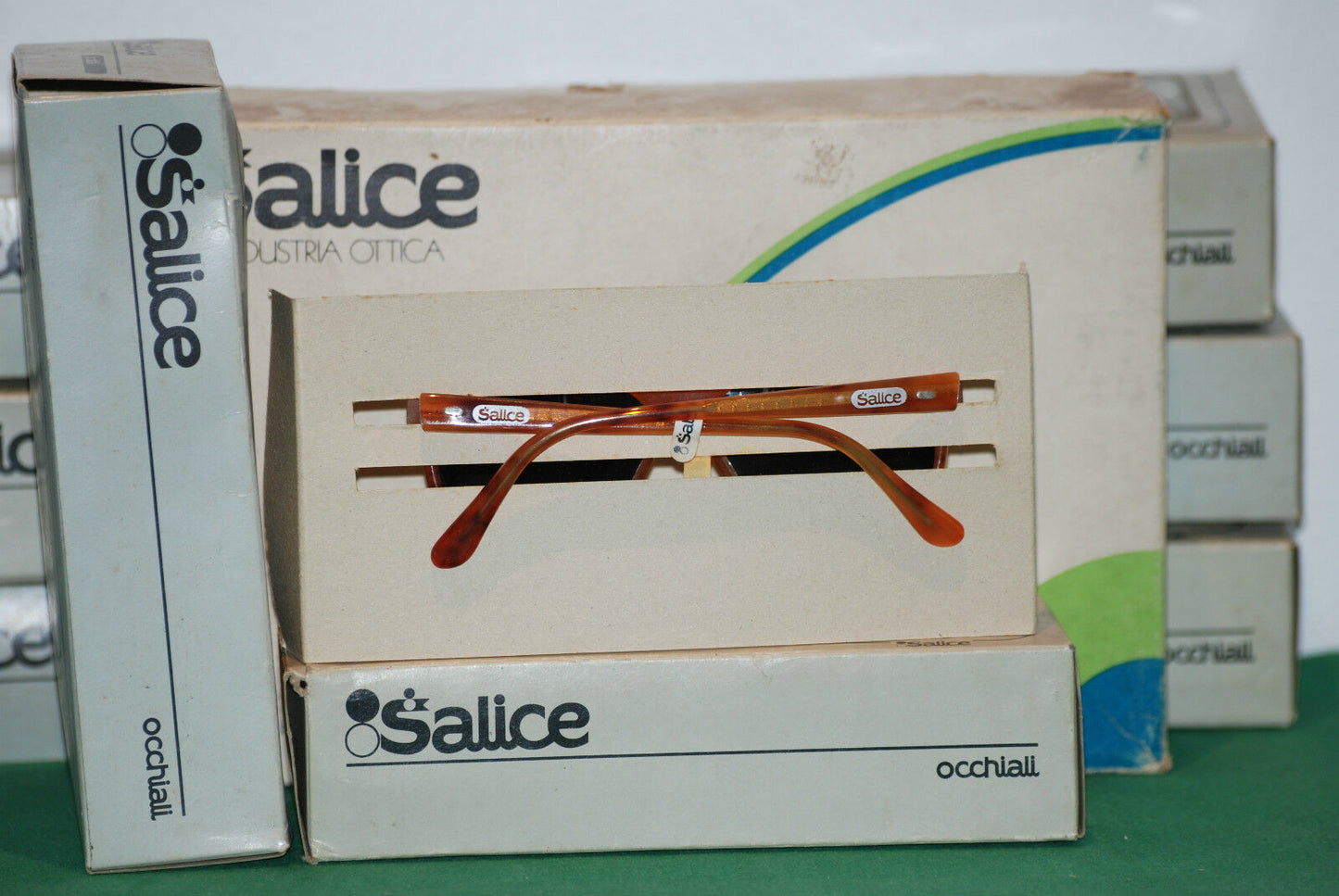 vintage SALICE ANTI-CHOC sunglasses eyewear glass sport skii 80 lens cebe brown