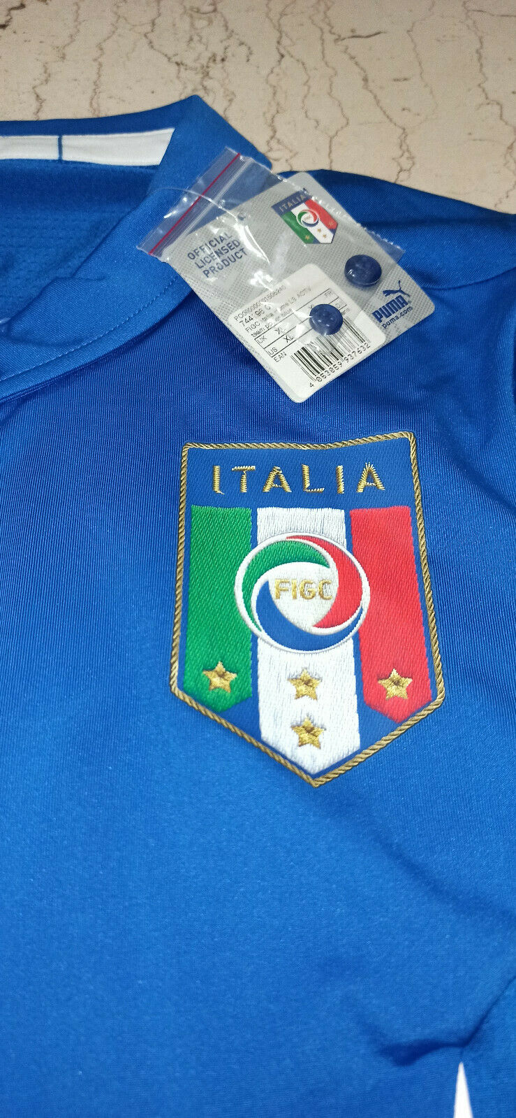 maglia Balotelli Puma italia match worn *player issue* magazzino nuova preparata