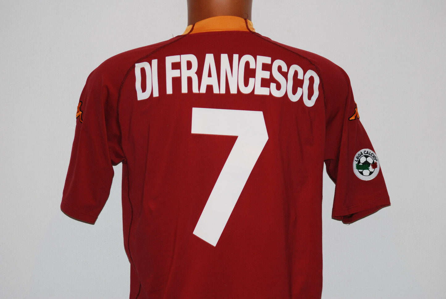 maglia Di Francesco ROMA scudetto 2000 2001 Kappa N0 match worn Ina Assitalia