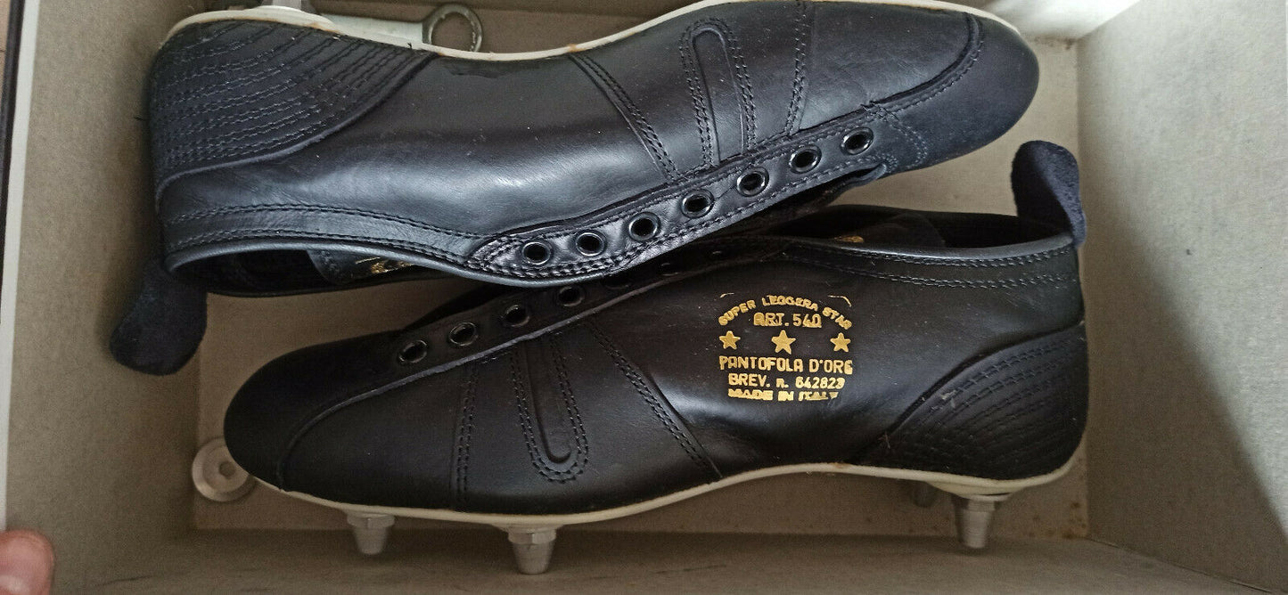 vintage pantofola d'oro Emidio Lazzarini Super Leggera STAR brev. ascolana