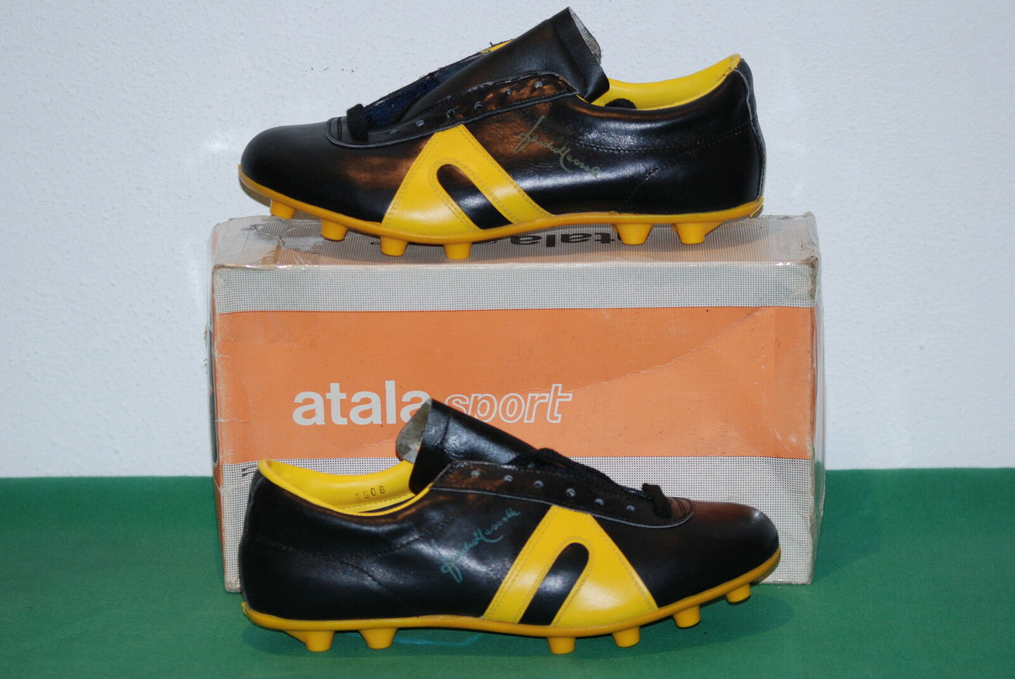 vintage atala shoes boots MAZZOLA juventus milan worn soccer botas maradona