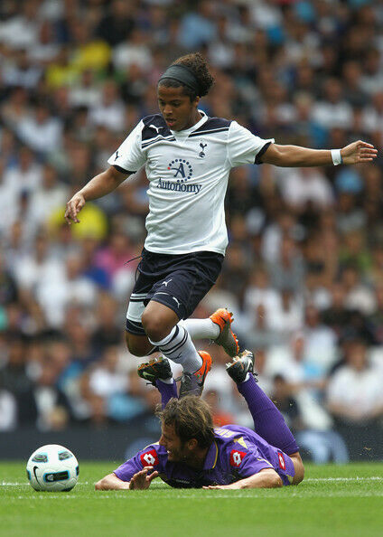 Maglia match worn Tottenham calcio Puma PRE SEASON JENAS Shirt Jersey FRIENDLY