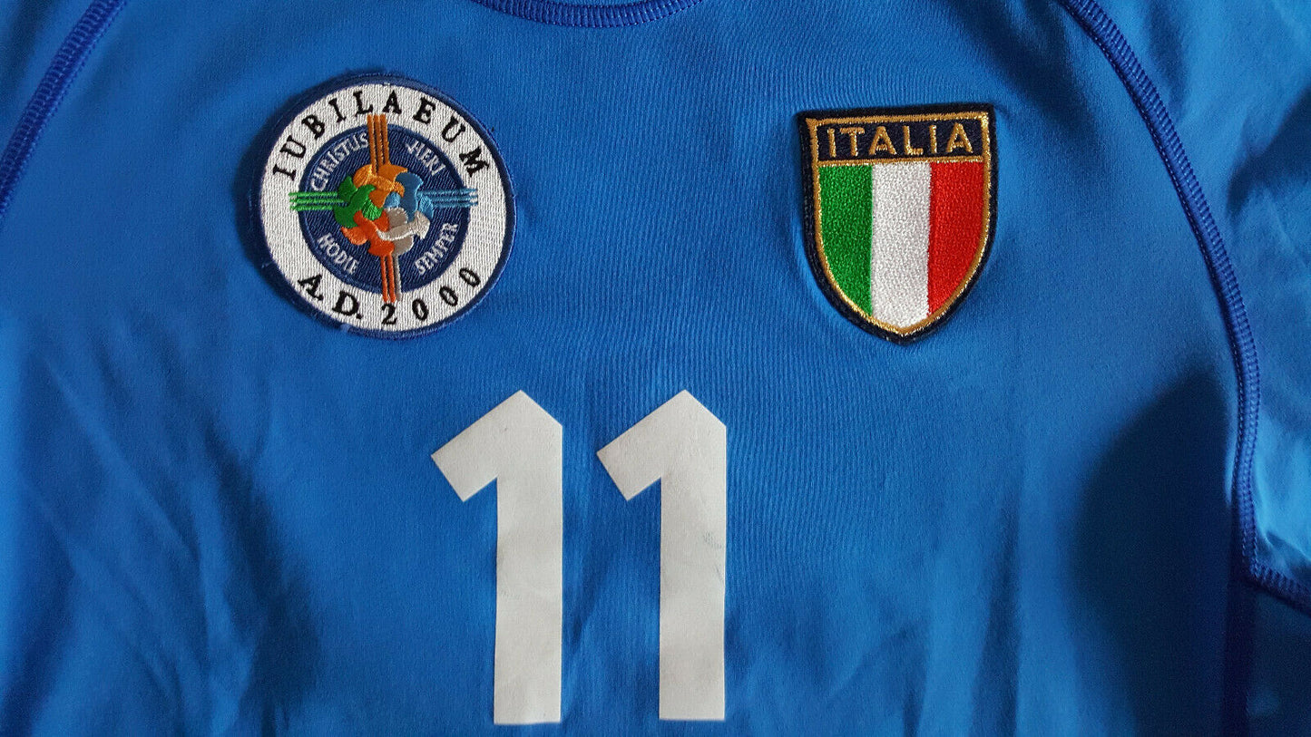 maglia calcio Del Piero Italia Giubileo game 87%13% Italy match issue XL