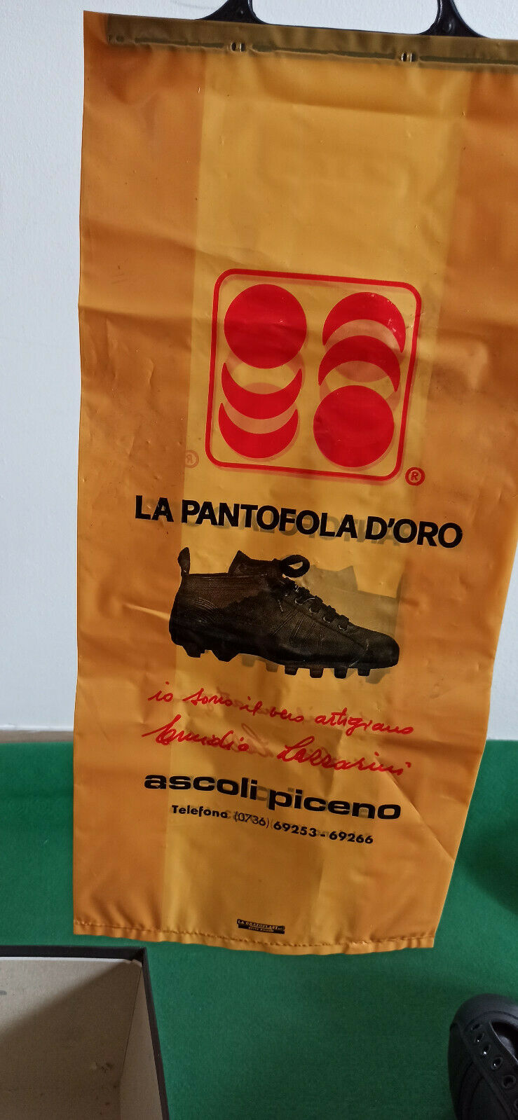 vintage pantofola d'oro Emidio Lazzarini Super Leggera STAR brev. ascolana