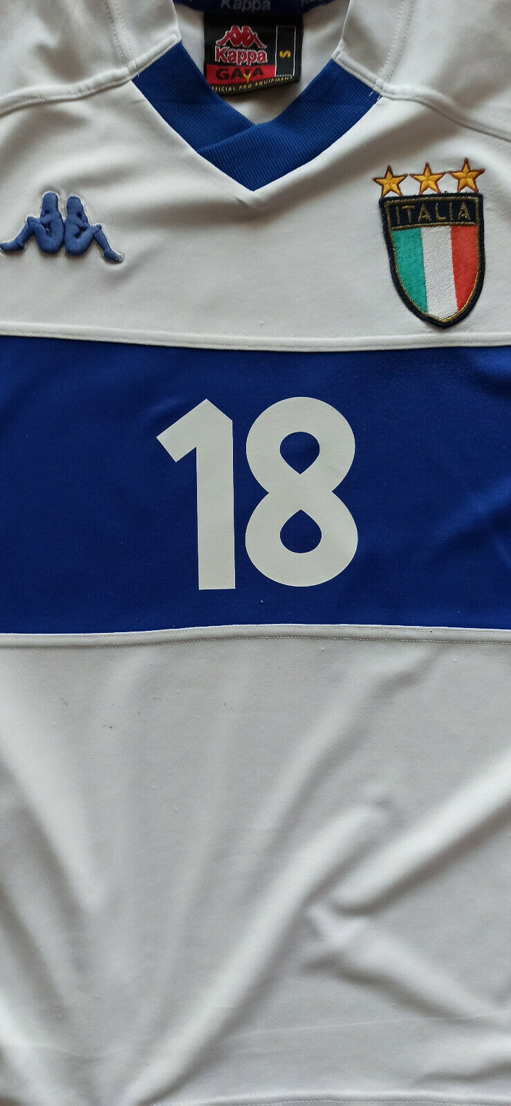 maglia italia BAGGIO #18 Italy player S Italy Kappa 1999 world cup qualifier