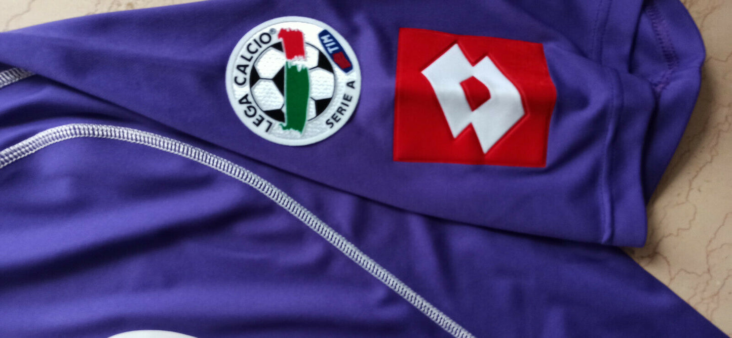 maglia calcio Fiorentina vintage Lotto TOYOTA 2005 2006 MSerie A jersey