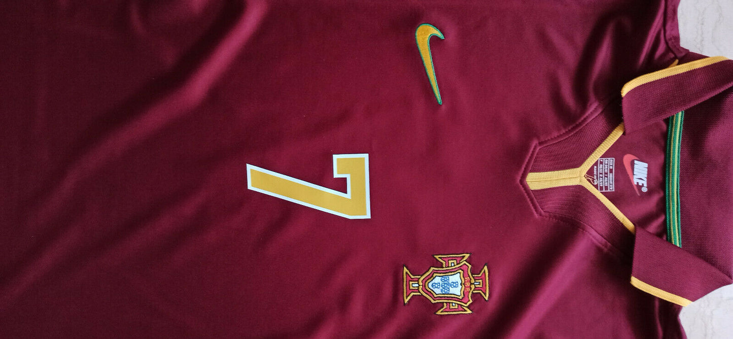 maglia calcio Portogallo Nike FIGO Portugal 1997 PLAYER VERSION jersey worn ?