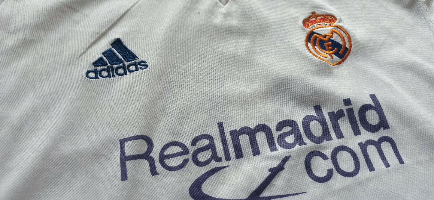 maglia calcio ZIDANE Real madrid adidas 2003 2004 xL home jersey vintage