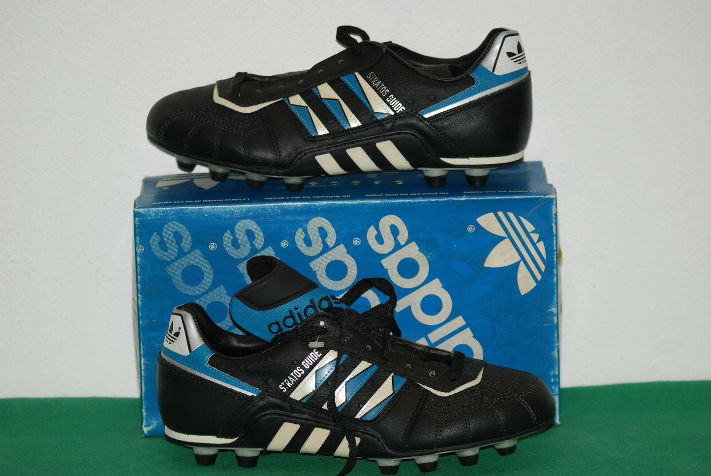 vintage adidas boots stratos drive guid soccer botas 80 90 NOS rare italia 90