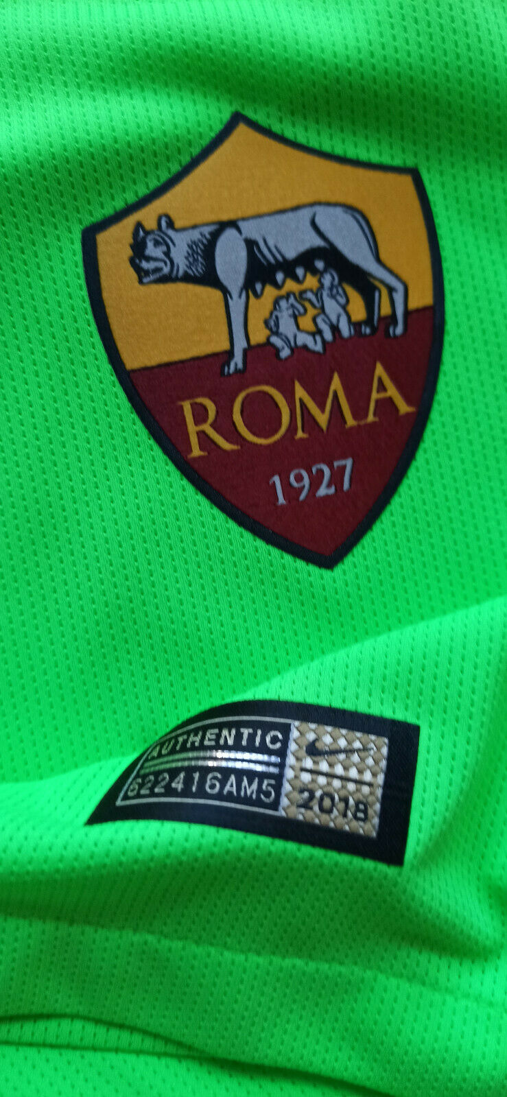 maglia calcio roma portiere Olsen Nike vapor Qatar airways goalkeeper