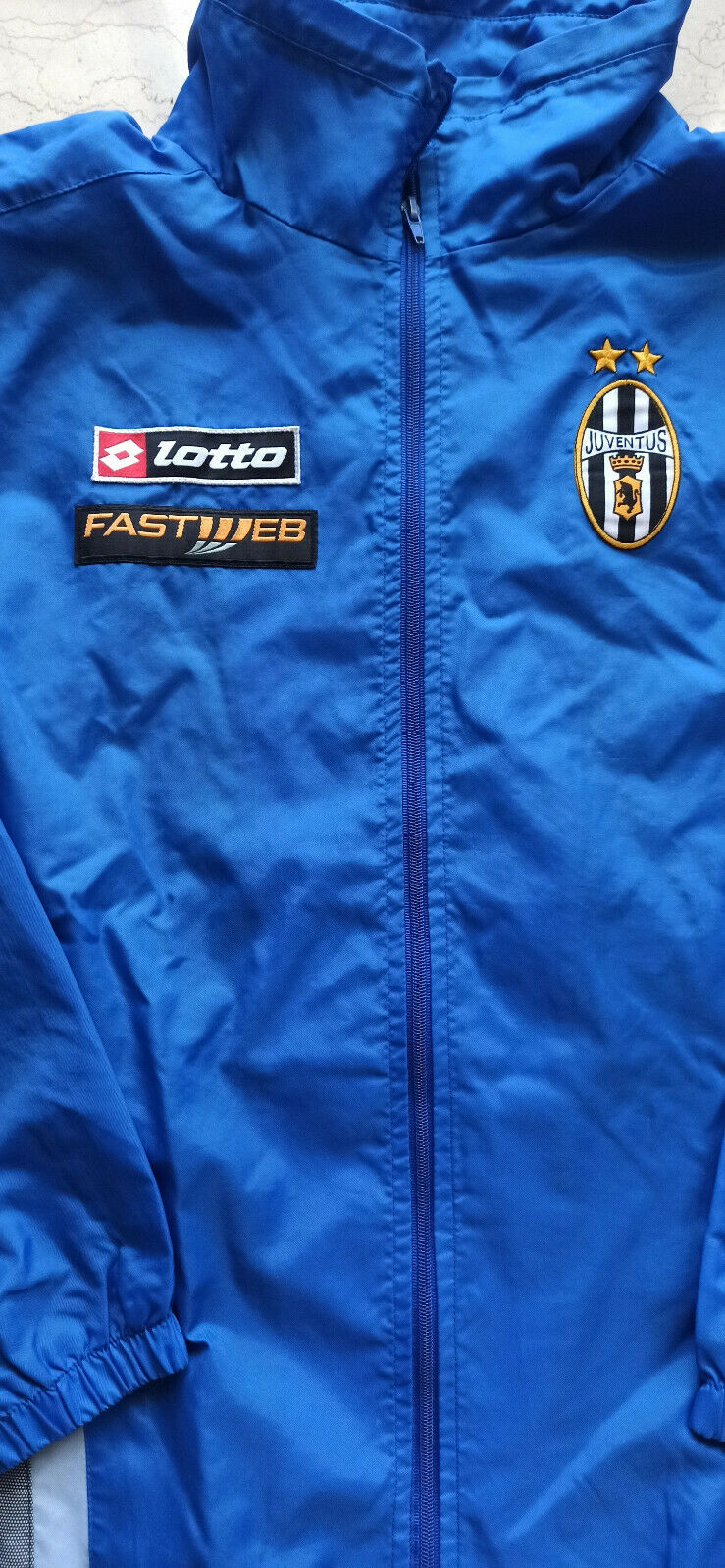 giacca Juventus Calcio Del Piero Lotto Fastweb 2001 2002 scudetto track top