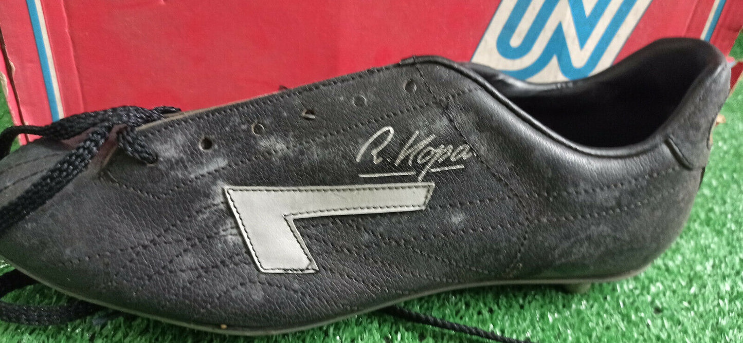 scarpe calcio vintage RAYMOND KOPA Real Madrid X90 France NOEL SIGNED boots