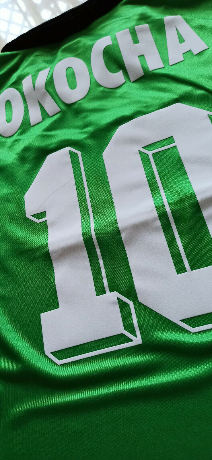 Maillot Nike Nigéria Okocha 10 réplique vintage (Neu (gemäss Maillot Nike Nigéria Okocha 10 réplique vintage (Neu (gemäss