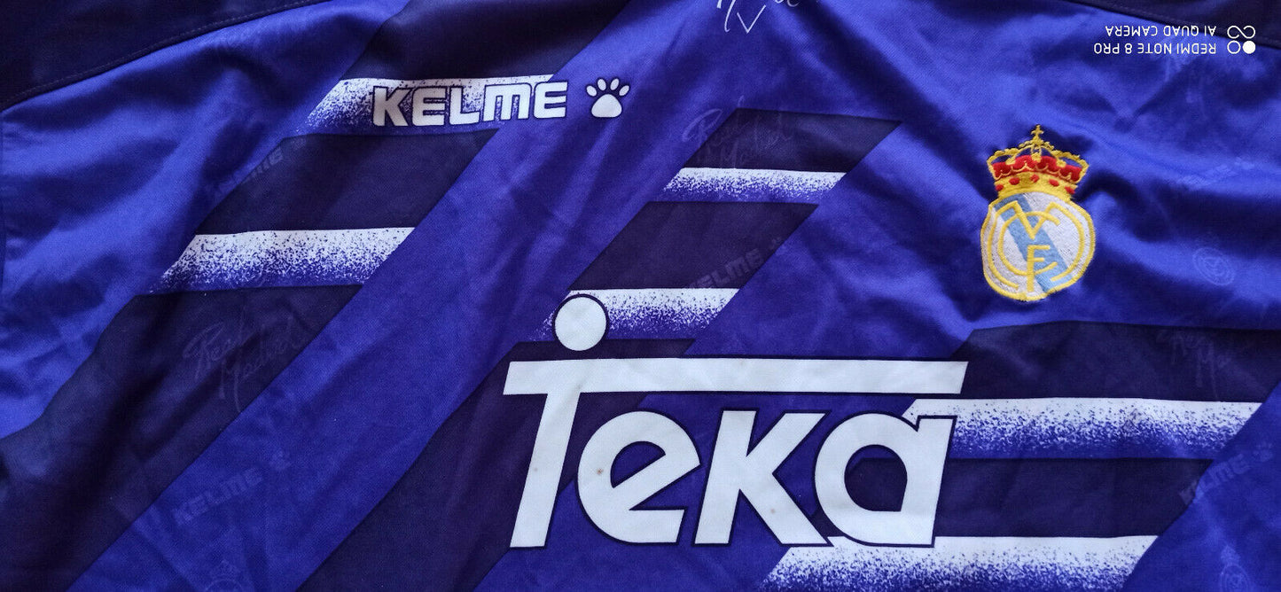 maglia Real madrid Suker 1995-96 Kelme football Teka vintage home jersey retro