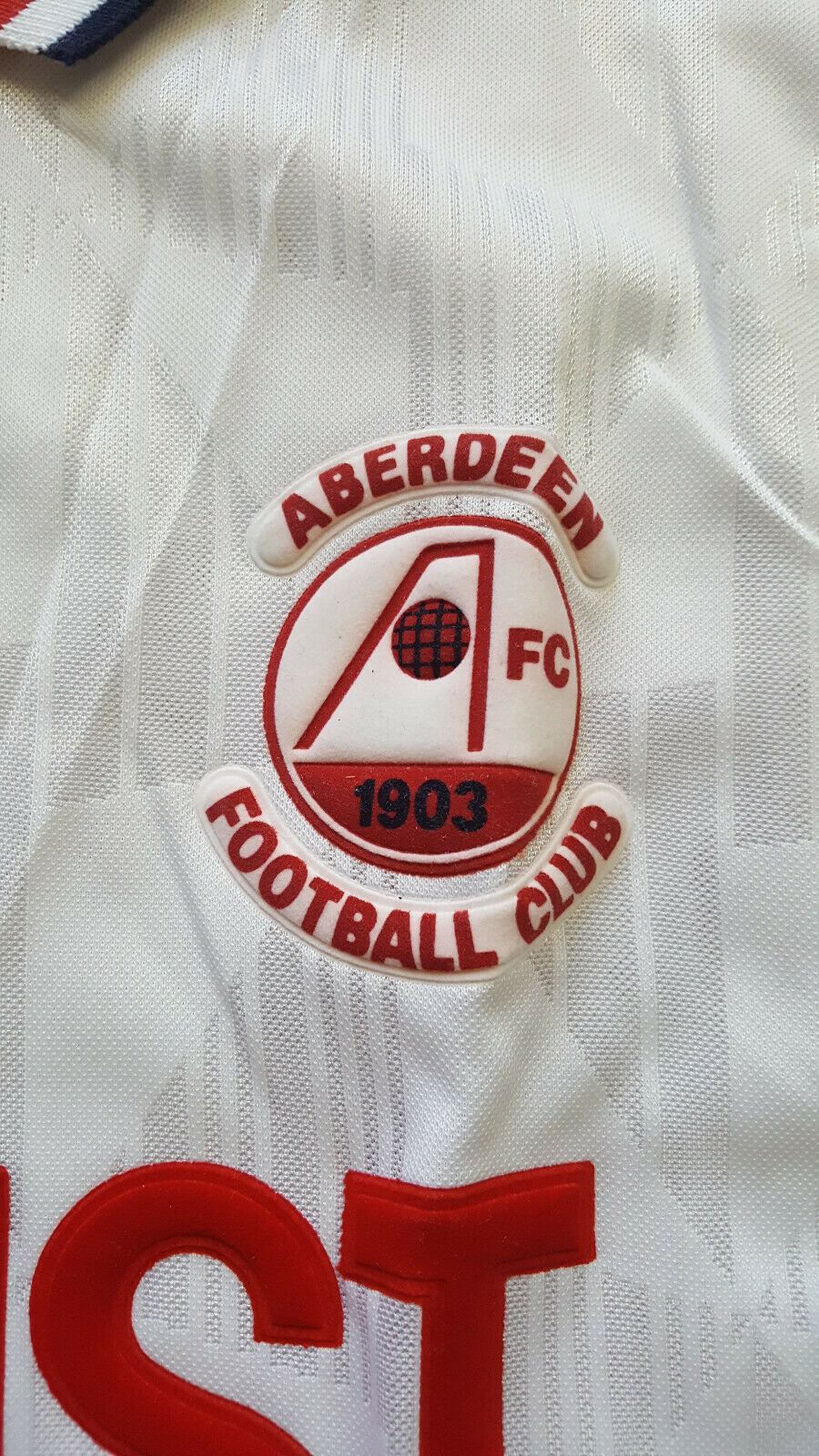 maglia Aberdeen football club vintage umbro 1992-93 home jersey retro Shearer