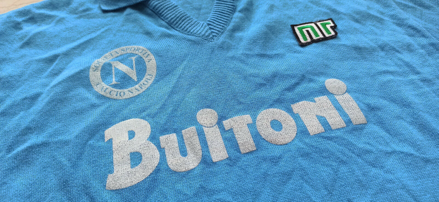 maglia maradona napoli Ennerre Buitoni vintage Remake 1985 1986 XL jersey