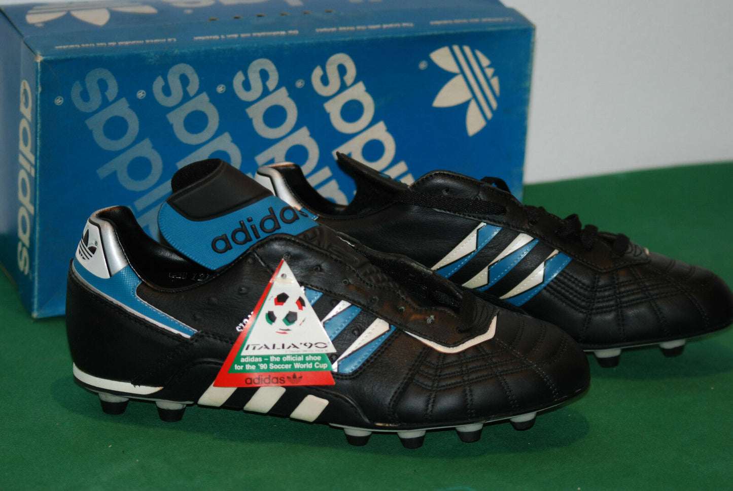 vintage adidas STRATOS GUIDE boots tango espana soccer botas NOS rare italia 90