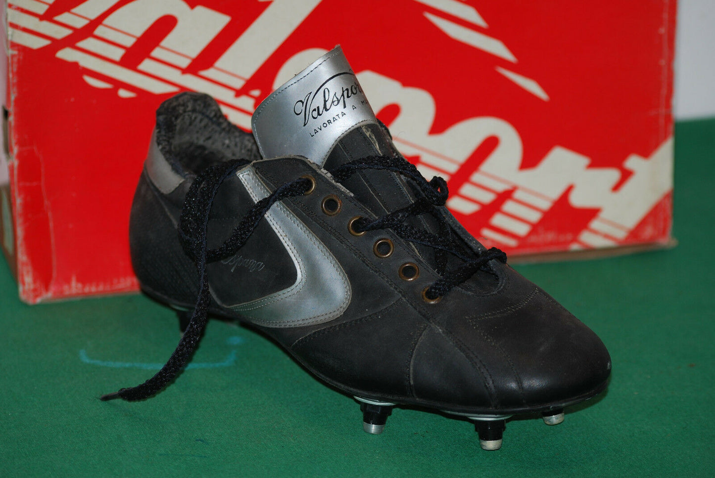 vintage Valsport Espana Made in ITALY boots NOS shoes soccer 1970s deastock