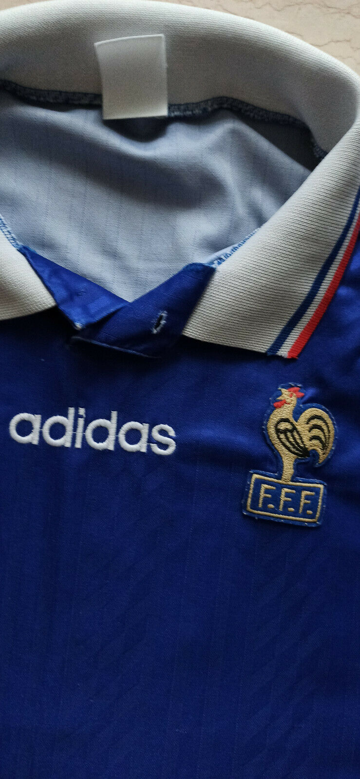 Zidane shirt France maillot maglia calcio adidas EURO France 1995 Europei