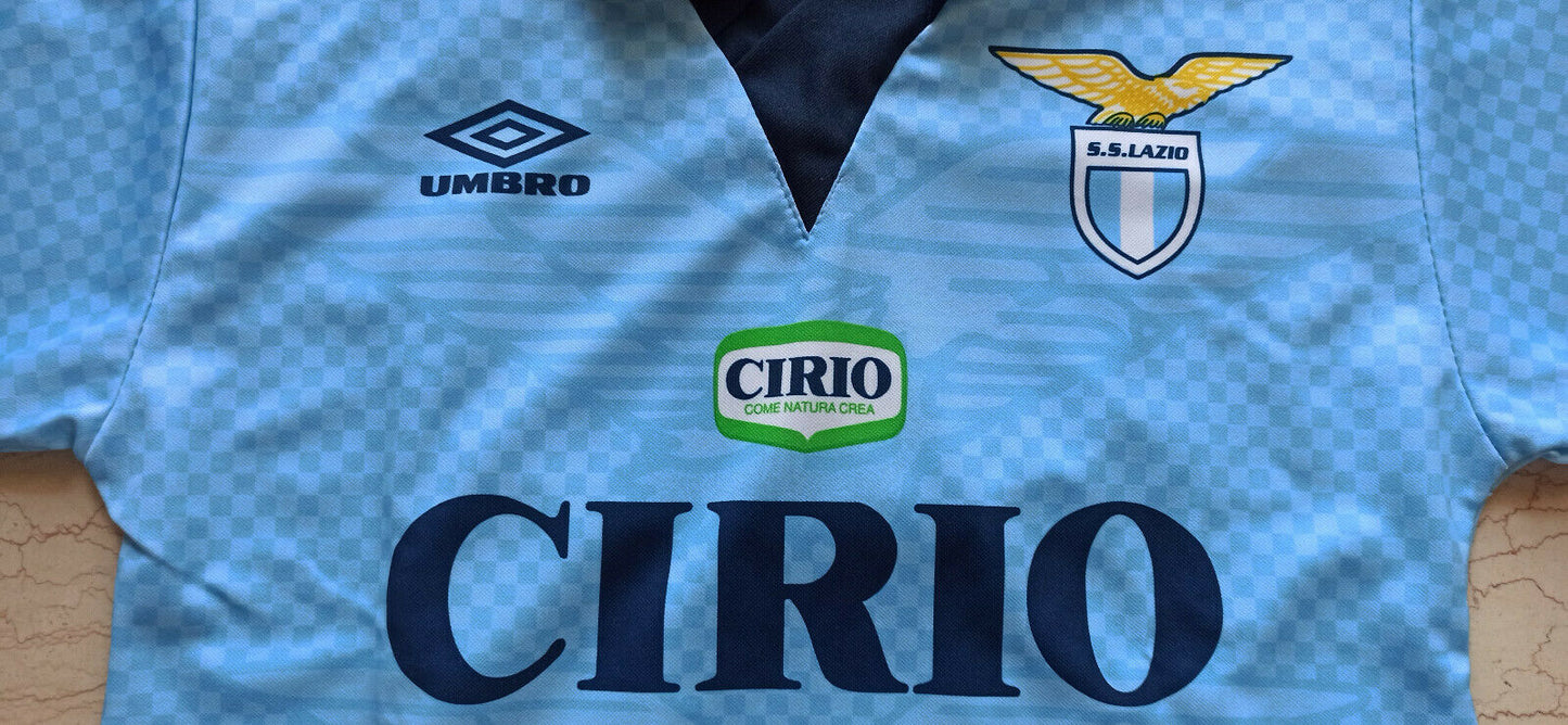 maglia calcio vintage Lazio SIGNORI UMBRO 1996-1997 CIRIO shirt FULL KIT *NEW*