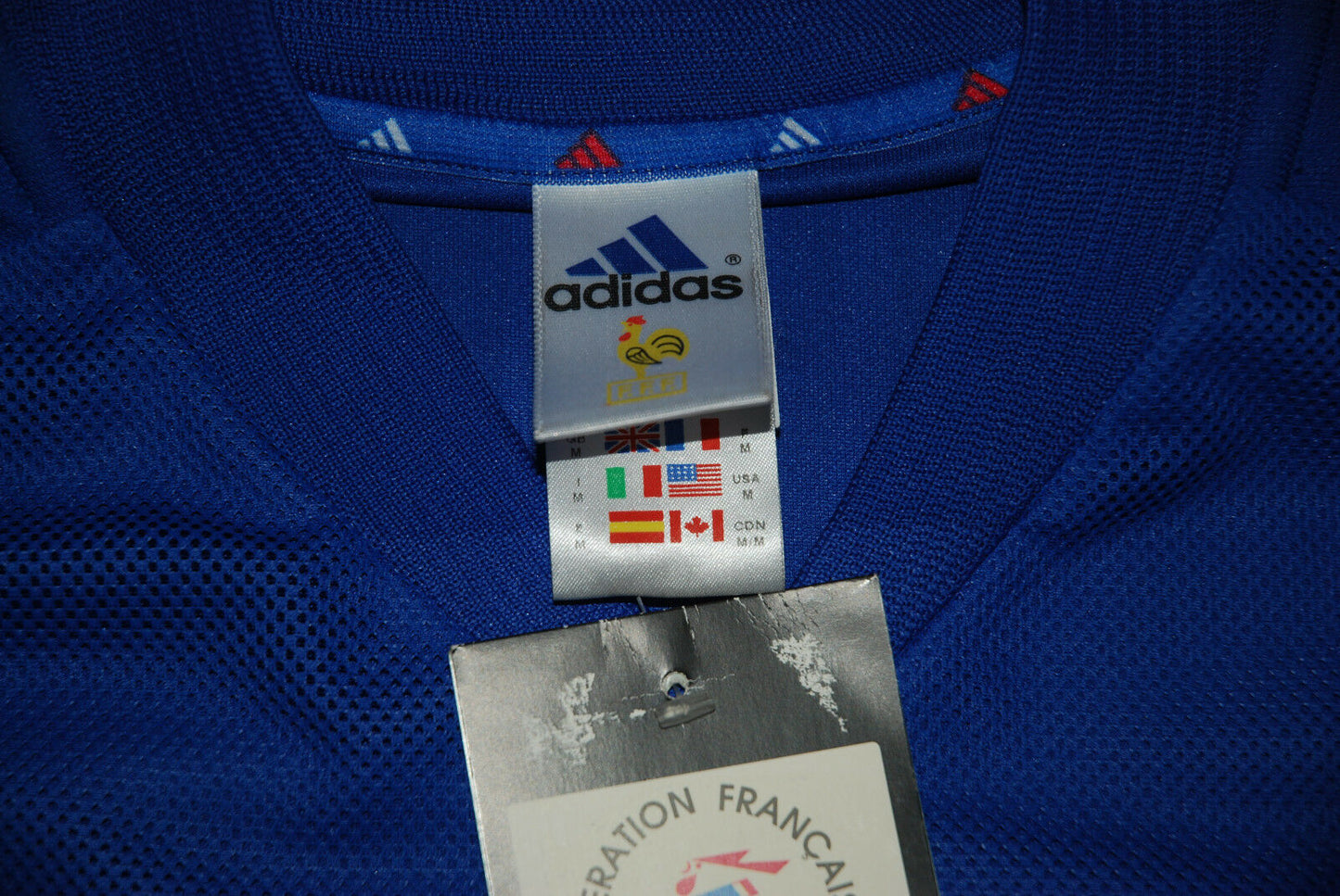 Maglia Francia Zidane Korea 2002 World Cup Vintage Adidas home shirt Jersey Home