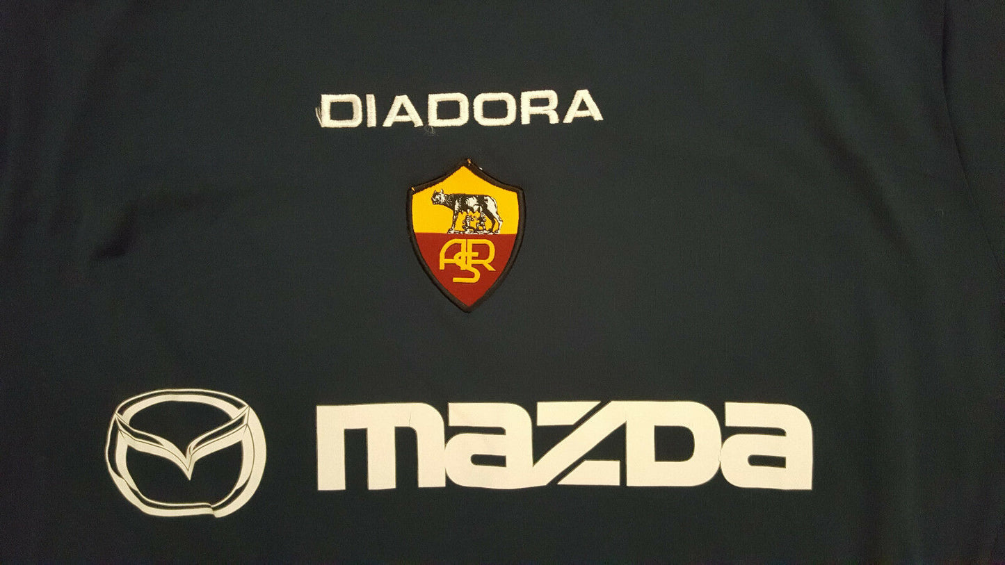 maglia roma De Rossi 2003 2004 Diadora mazda Jersey Away Original UEFA CUP