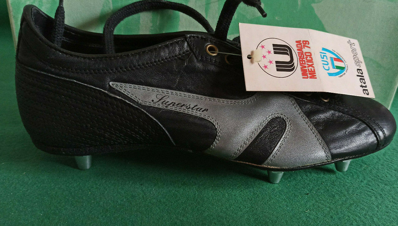 scarpe calcio vintage atala shoes boots SUPERSTAR juventus milan Mexico  41