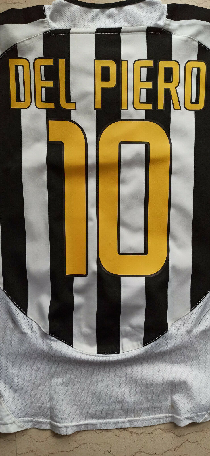 maglia Del Piero Juventus no Match Worn player Issue Nike Shirt Jersey 2003 2004