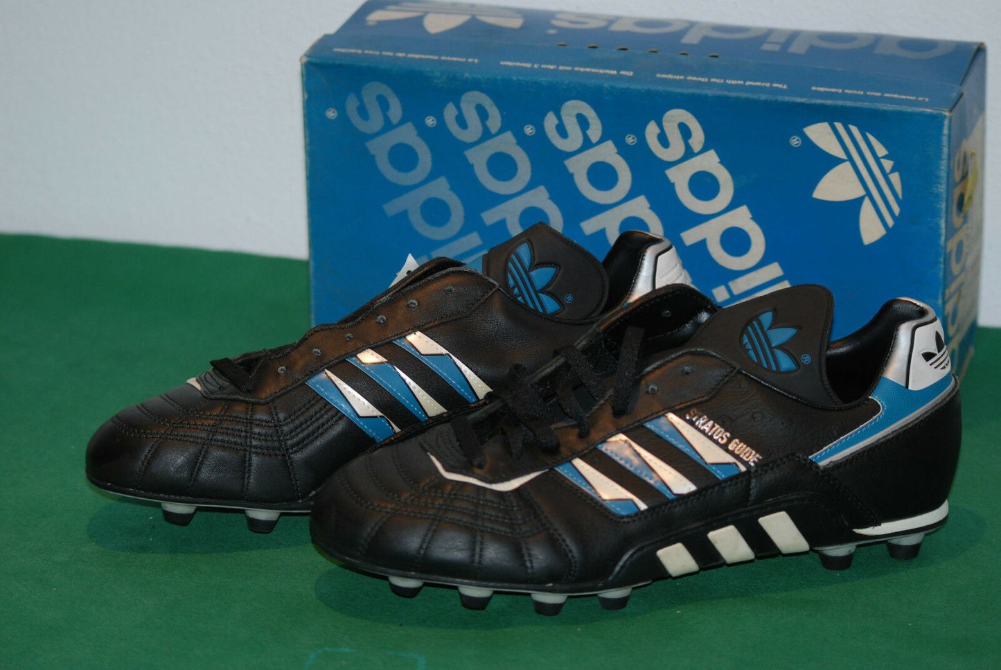 vintage adidas STRATOS GUIDE boots tango espana soccer botas NOS rare italia 90