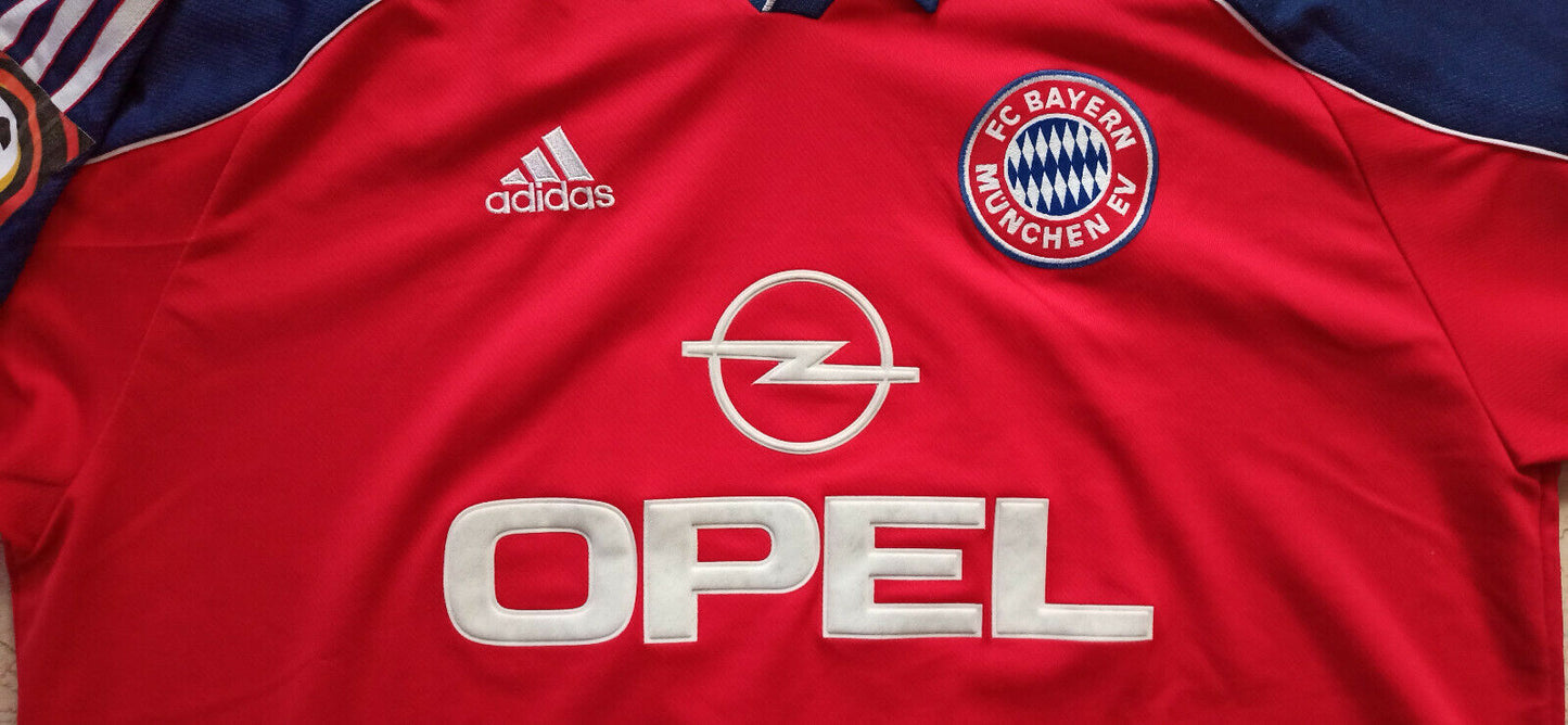 maglia Bayern Monaco Elber Trikot Maillot Football Home Shirt 1999 2000 opel XL