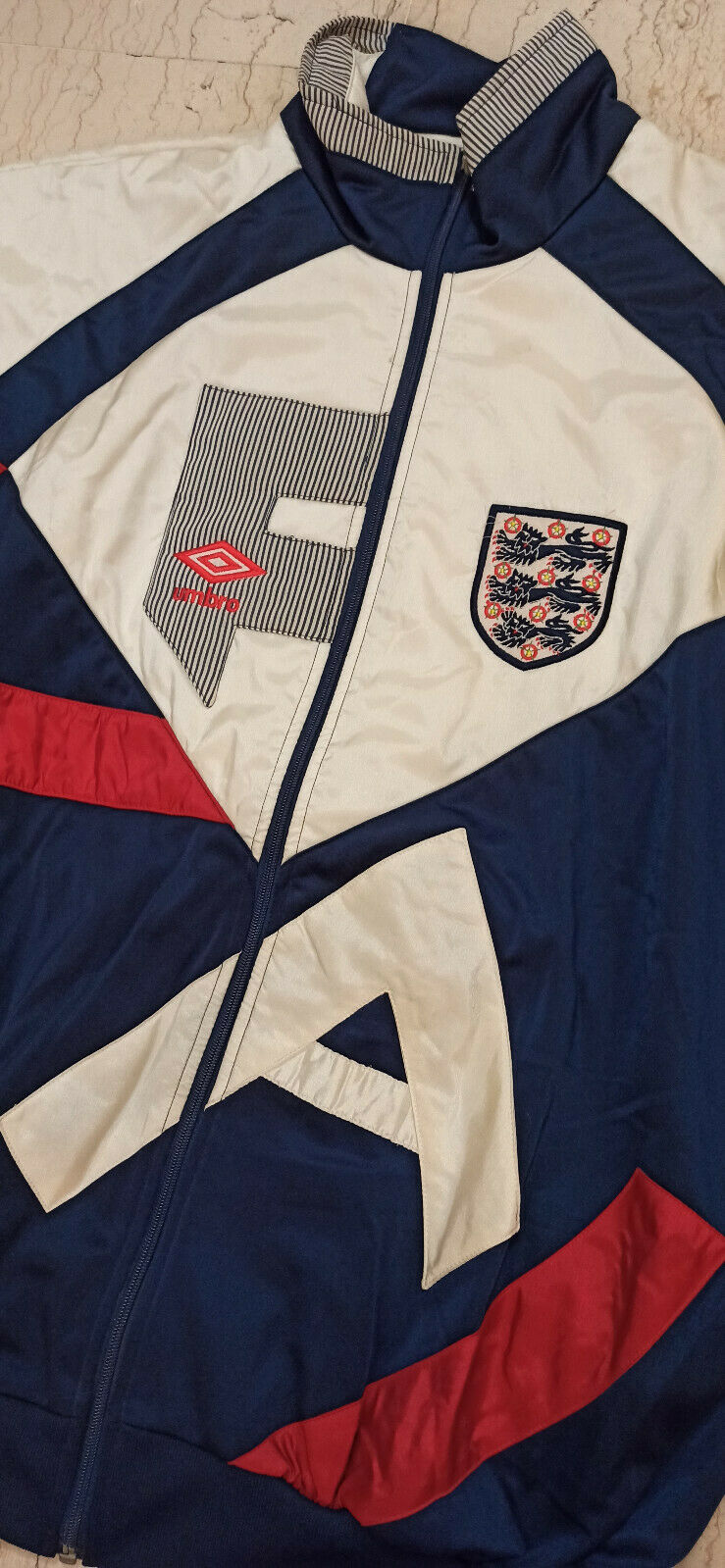 vintage England Umbro sweatshirt Tracktop FIFA World Cup 1990 shirt jersey