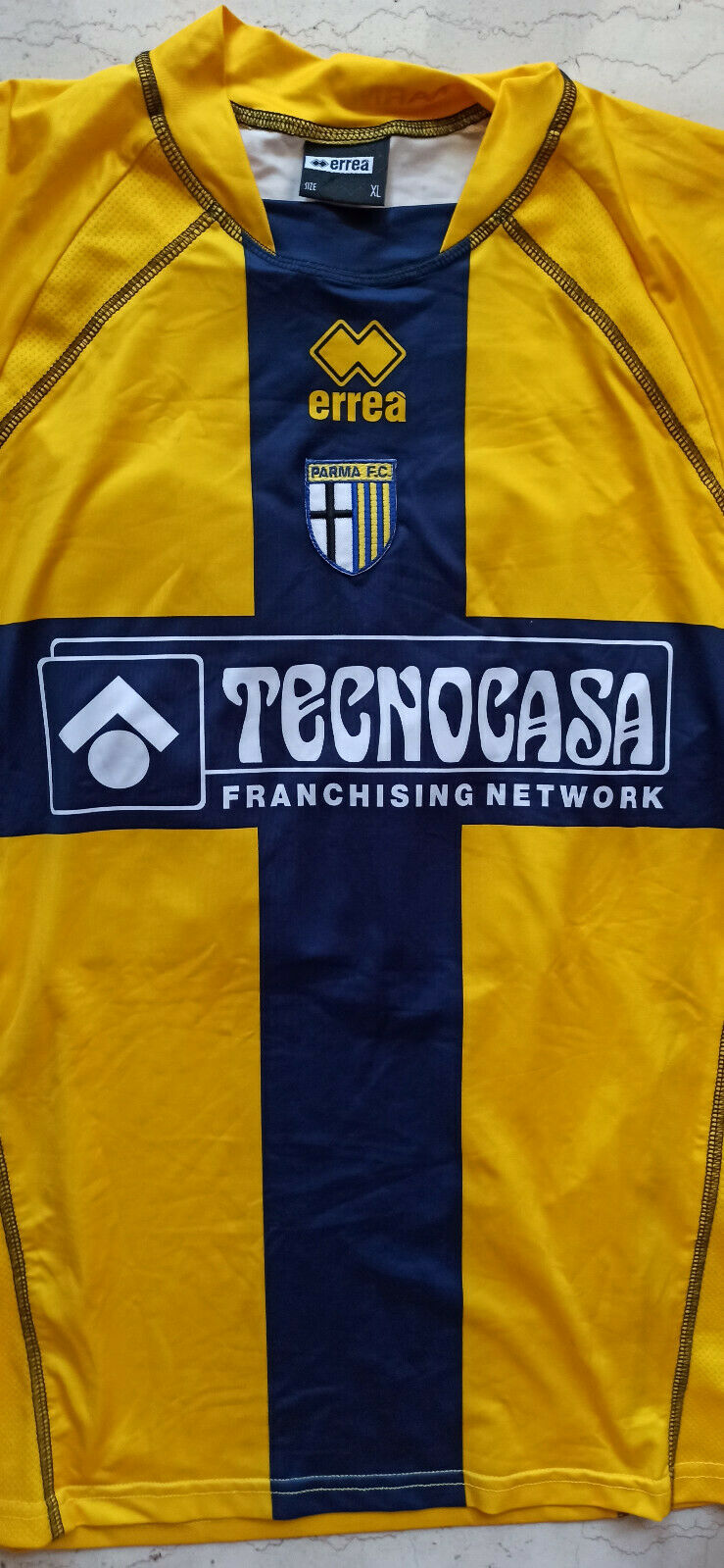 maglia Parma Match Worn Marchionni indossata Friendly Errea Shirt Jersey 2005-06