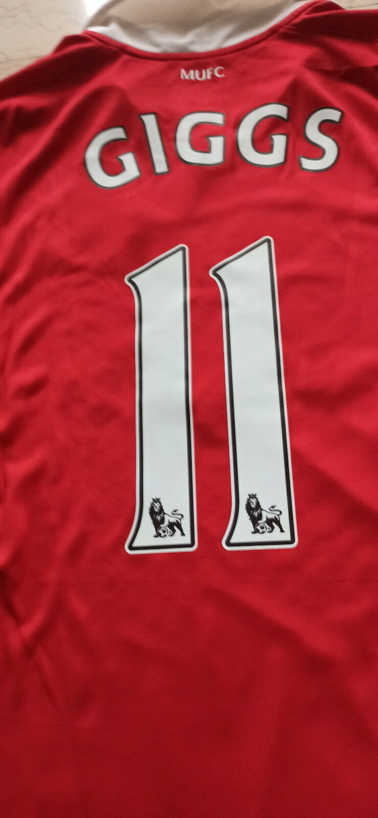 maglia manchester united Giggs #11 2011 2012 AON XL CR7 jersey premier