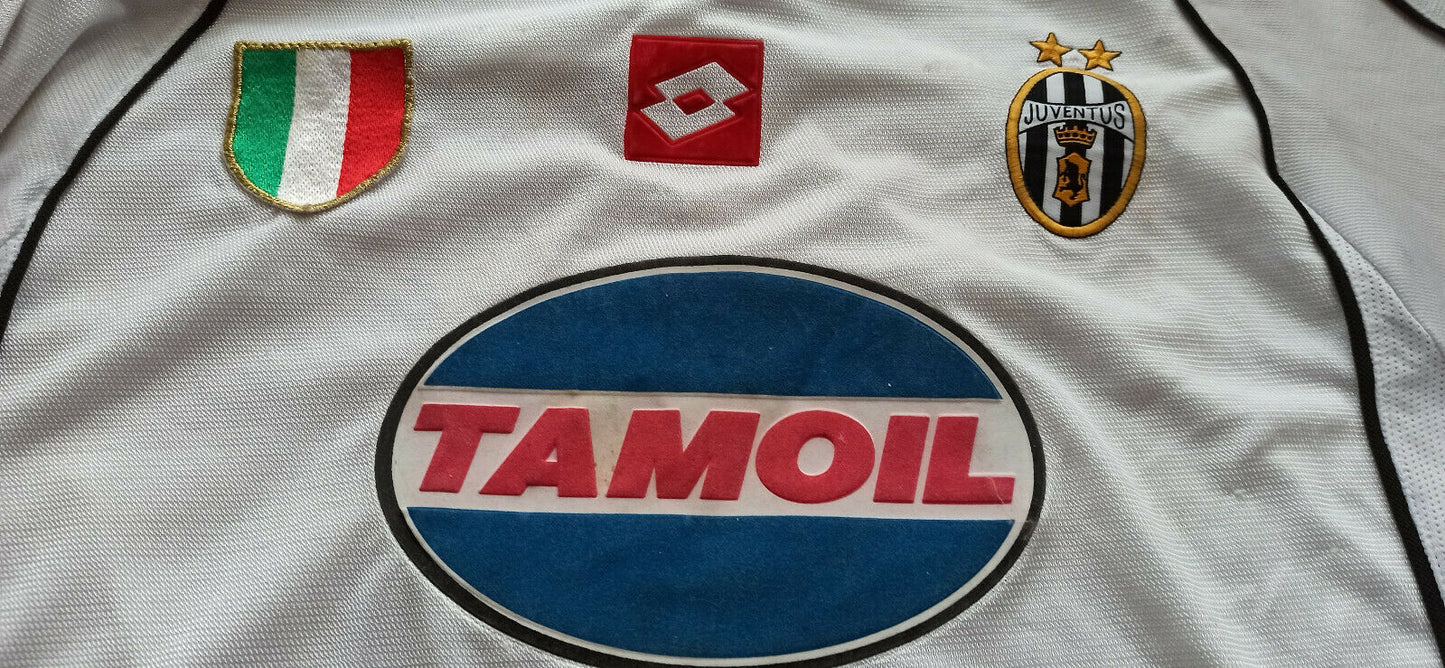 maglia calcio vintage juventus 2002 2003 DEL PIERO TAMOIL away player shirt