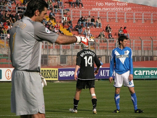 Maglia match worn calcio Brescia 2006 2007 JUVENTUS vs BRESCIA Shirt Jersey XL